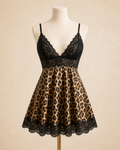 Nightlight 3809 Leopar Dantelli Babydoll - Leopar / Siyah katalog görseli